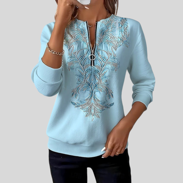 Yona | Zip-up Sweater